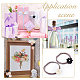 200Pcs 4 Colors Polyester Ornament Accessories(DIY-HS0001-70)-6