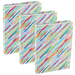 Elastic Fibre Book Covers, Notebook Wraps, Rectangle, Colorful, 365x232~236x3mm(AJEW-WH20020-032B)