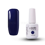 15ml Special Nail Gel, for Nail Art Stamping Print, Varnish Manicure Starter Kit, Prussian Blue, Bottle: 34x80mm(MRMJ-P006-D063)