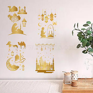 Ramadan Theme PVC Waterproof Wall Stickers(DIY-WH0345-034)-6