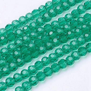 Faceted(32 Facets) Round Glass Beads Strands(X-EGLA-J042-4mm-13)-2