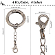 16Pcs 4 Colors Alloy Spring Gate Rings(HJEW-AB00522)-2