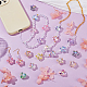 50Pcs 2 Styles UV Plating Transparency Acrylic Beads(MACR-GA0001-07)-4