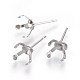 Tarnish Resistant 304 Stainless Steel Stud Earring Findings(STAS-L219-03D-P)-1