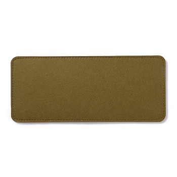 Rectangle Felt Bag Bottom Shapers, for Knitting Bag, Women Bags Handmade DIY Accessories, Olive, 30.5x13x0.5cm