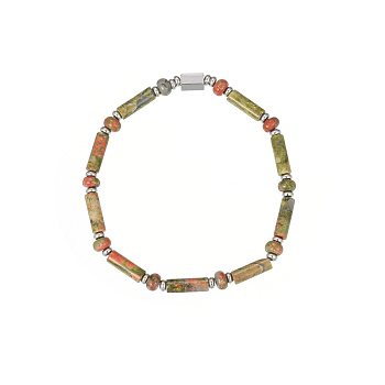 Natural Unakite Bracelet for Women