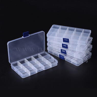 Recipientes de almacenamiento de abalorios de plástico(CON-Q026-02A)-4