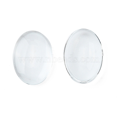 Прозрачные стеклянные овальные кабошоны(X-GGLA-R022-18x13)-2