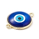 Evil Eye Resin Connector Charms(KK-P224-01G-02)-3