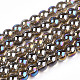 Electroplate Transparent Glass Beads Strands(GLAA-T032-T8mm-AB02)-1