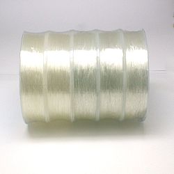 Korean Elastic Crystal Thread, DIY Jewelry Beading Stretch Cord Findings, Clear, 0.8mm, about 43.74 yards(40m)/roll(OCOR-I002-0.8mm)