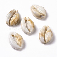 Acrylic Cabochons, Imitation Gemstone, Cowrie Shell Shape, BurlyWood, 22x15x6mm, about 495pcs/500g(OACR-C011-06)