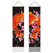 Polyester Wall Hanging Tapestry, for Bedroom Living Room Decoration, Rectangle, Fox, 1160x330mm, 2pcs/set(AJEW-WH0399-077)