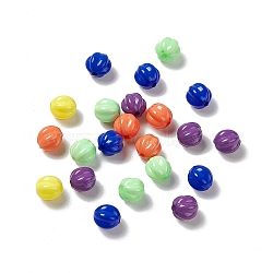 Opaque Acrylic Beads, Flower, Mixed Color, 8x7x8mm, Hole: 1.5mm, 2090pcs/500g(OACR-H019-20)