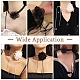 4Pcs 4 Styles Cloth & Polyester Flower Collar Choker Necklaces Set for Women Bride Wedding Party(AJEW-TA0001-27)-7