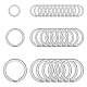 304 Schlüsselbundverschlüsse aus Edelstahl(KEYC-UN0004-88P)-1