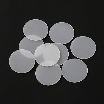 Transparent Acrylic Action Figure Display Bases, Flat Round, Ghost White, 49.5x2mm