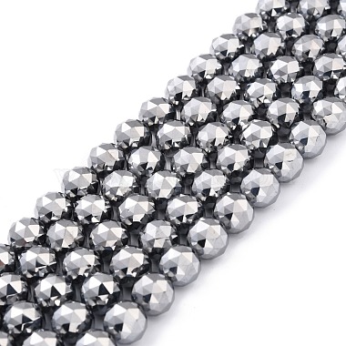 Round Terahertz Stone Beads