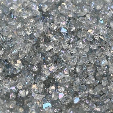 Transparent Electroplate Crushed Glass Craft(GLAA-F123-06)-3