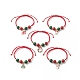 Christmas Themed Alloy Enamel Charm Bracelet(BJEW-JB09928)-1