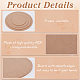 Medium Density Fiberboard (MDF) Portable Clay Wedging Board with Built(AJEW-WH0348-383)-4