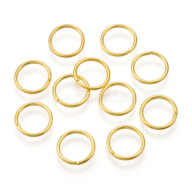 Iron Open Jump Rings(IFIN-T019-10mm-G)-2