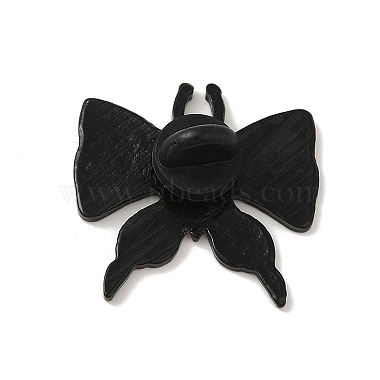 Butterfly Black Aolly Brooches(JEWB-U004-06EB-10)-2