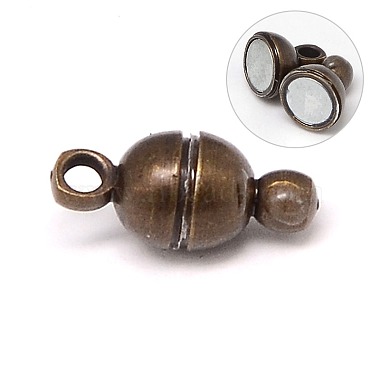 Antique Bronze Oval Brass Clasps