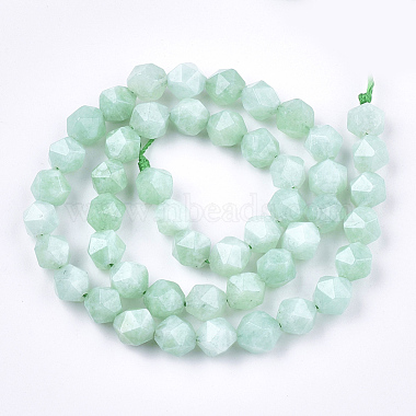Natural Myanmar Jade/Burmese Jade Beads Strands(X-G-T108-27B)-2