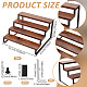 Rectangle 4 Layer Wood & Iron Storage Rack(AJEW-WH0410-194)-3