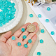 100Pcs Transparent Spray Painted Glass Beads(GLAA-DC0001-61A)-3