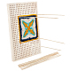 planche de blocage en bois au crochet(DIY-WH0387-22B)-1