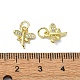 Rack Plating Brass Micro Pave Clear Cubic Zirconia Pendants(KK-R157-07G)-3