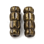 Brass Screw Clasps, Antique Bronze, 10x4mm, Hole: 1mm(KK-G187-AB-NF)