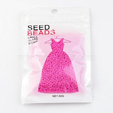 12/0 1.5~2mm Baking Paint Glass Seed Beads Loose Spacer Beads(X-SEED-S001-K24)-3