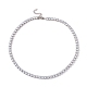 Classic Cubic Zirconia Tennis Necklace(NJEW-G017-02A-P)-2