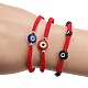 5pcs 5 styles de bracelets de perles tressés en fil de nylon réglables(BJEW-SZ0001-50)-6