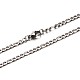 304 Stainless Steel Figaro Chain Necklaces(NJEW-P047-47)-1