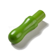 Wool Felt Poke Wood Handle, Needle Felting Stitch Punch Tool, Able to Hold 3 Needles, Green, 84x23.5mm, Hole: 2mm(TOOL-G001-01A)