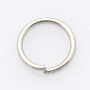304 Stainless Steel Open Jump Rings, Stainless Steel Color, 24 Gauge, 3x0.5mm, Inner Diameter: 2mm, about 769pcs/10g