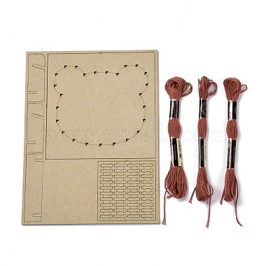 Kit d'art à cordes bricolage arts et artisanat pour enfants(DIY-P014-B06)-2
