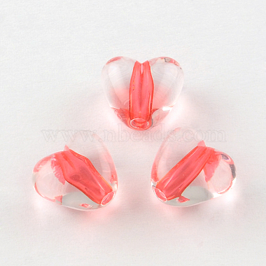 Cardiaques perles transparentes en acrylique(X-TACR-S120-01)-2