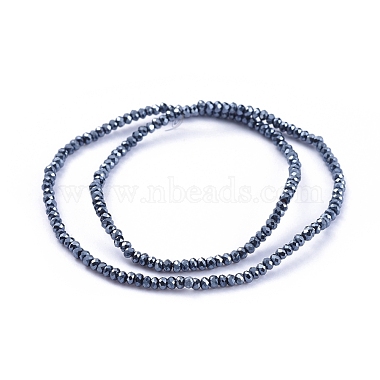Electroplate Glass Beads Strands(GLAA-F079-EP04)-2