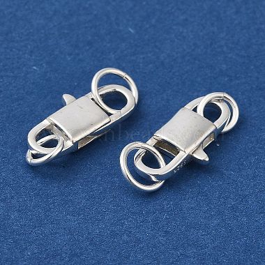 925 Sterling Silver Lobster Claw Clasps(STER-D006-16S)-2