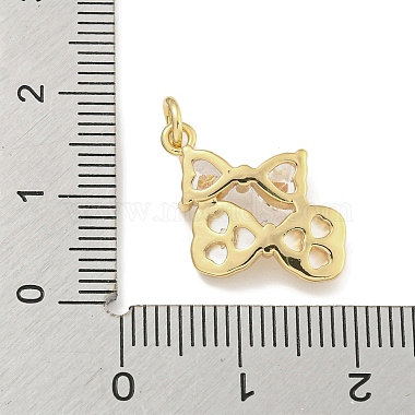 Brass with Cubic Zirconia with Sea Shell Pendant(KK-Q820-11G)-3