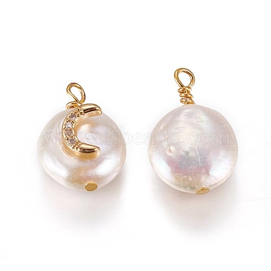 Natural Cultured Freshwater Pearl Pendants(PEAR-I005-02)-2