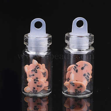 Handmade Polymer Clay Kitten Nail Art Decoration Accessories(MRMJ-S046-001F)-2