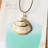 Natural Conch and Shell Pendant Necklaces(YJ0466-9)