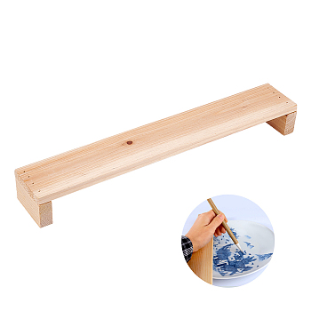 Wood Hand Drawing Stand, for DIY Ceramic & Clay Tools, Antique White, 35x6x4.5cm, 1pc/bag