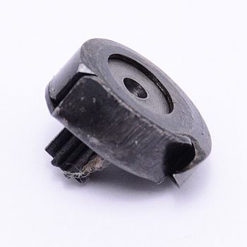 Iron Bobbin Case, Cop Latch, Spindle Shaft, for Shoes Repaired Machine, Platinum, 19.5x21x17mm, Hole: 2.5mm